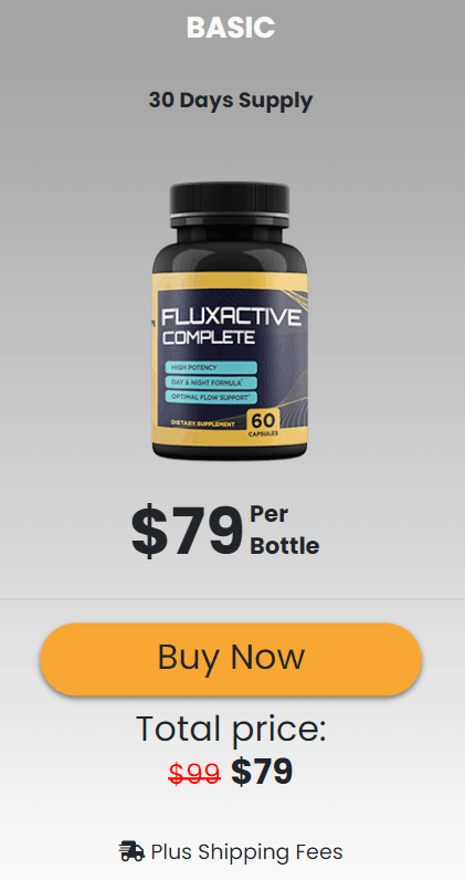 Fluxactive 1 Bottle