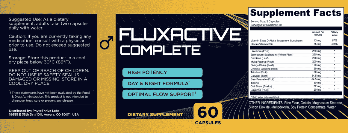 Fluxactive Ingredients